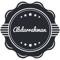 Abdurrahman badge logo