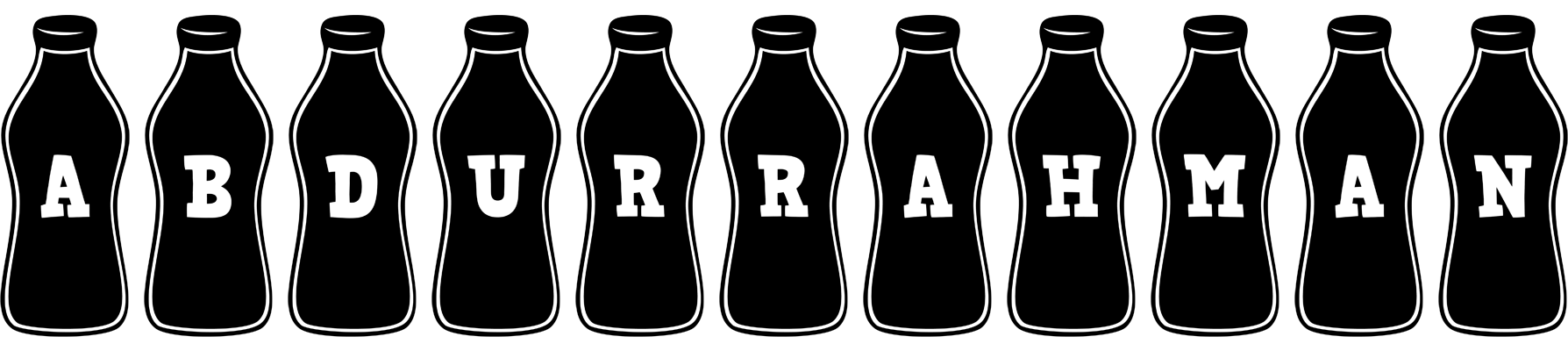 Abdurrahman bottle logo