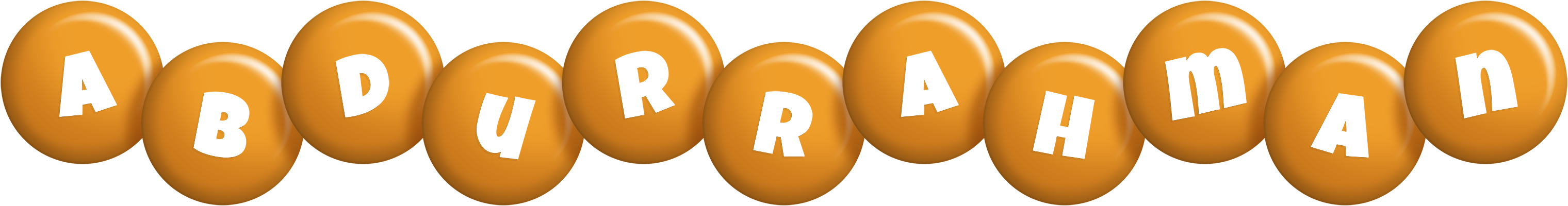 Abdurrahman candy-orange logo