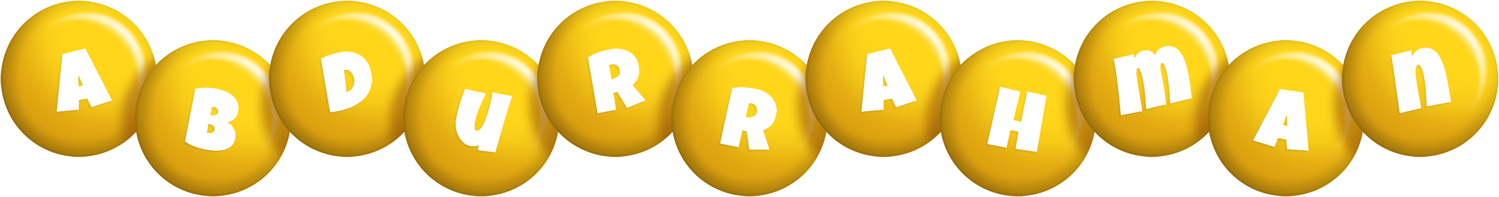 Abdurrahman candy-yellow logo