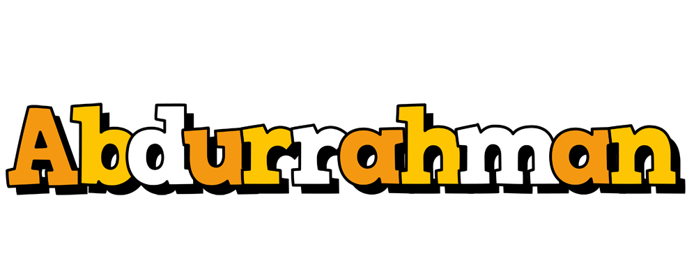 Abdurrahman cartoon logo
