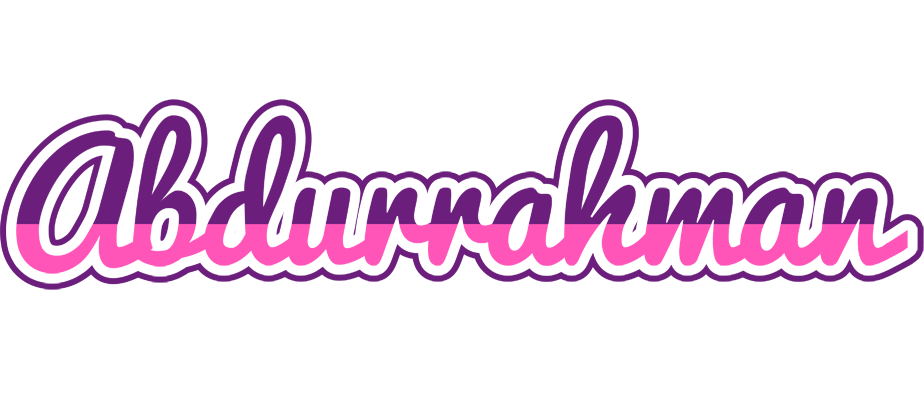 Abdurrahman cheerful logo