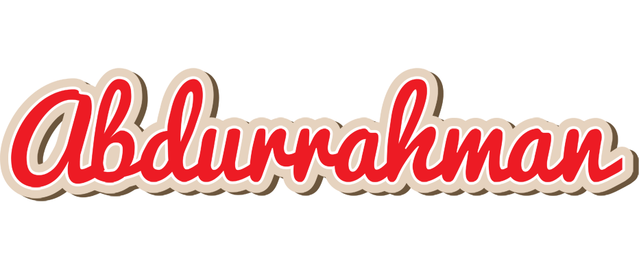 Abdurrahman chocolate logo