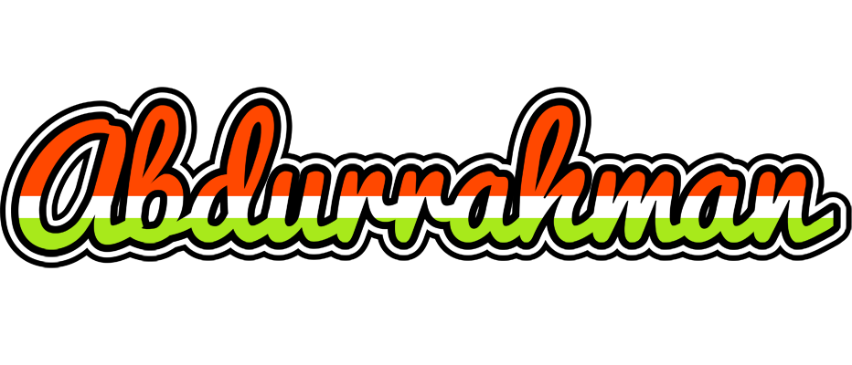 Abdurrahman exotic logo