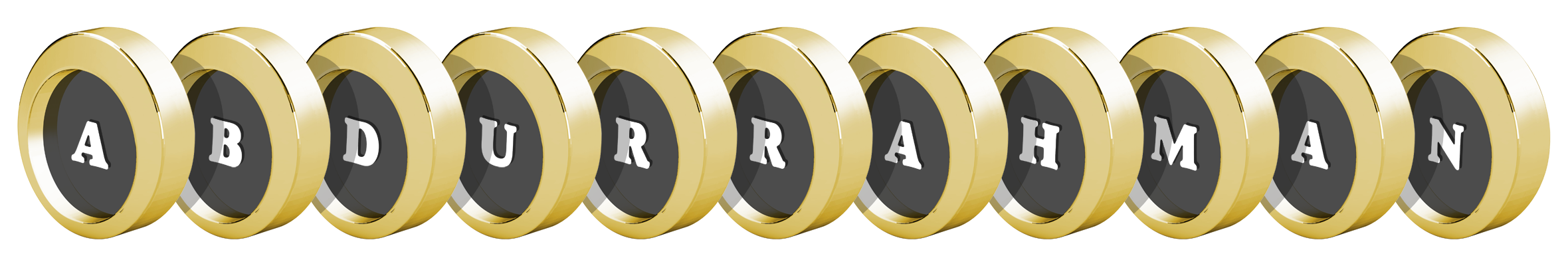 Abdurrahman gold logo