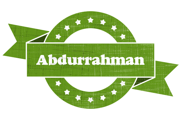 Abdurrahman natural logo