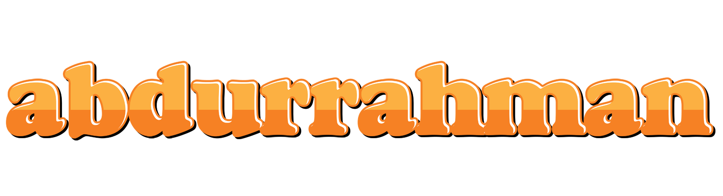 Abdurrahman orange logo