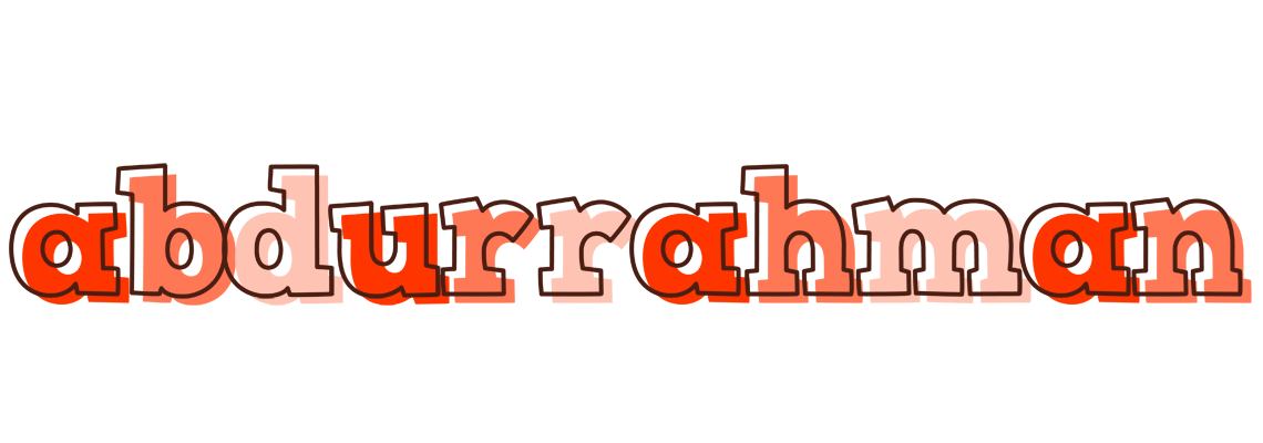 Abdurrahman paint logo