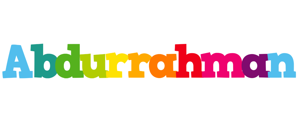 Abdurrahman rainbows logo
