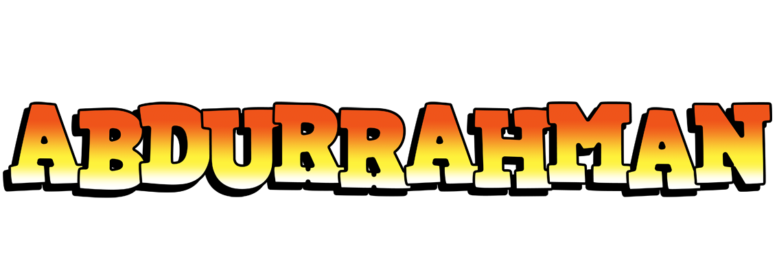 Abdurrahman sunset logo