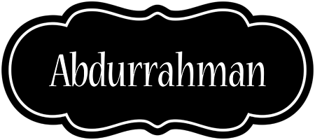 Abdurrahman welcome logo