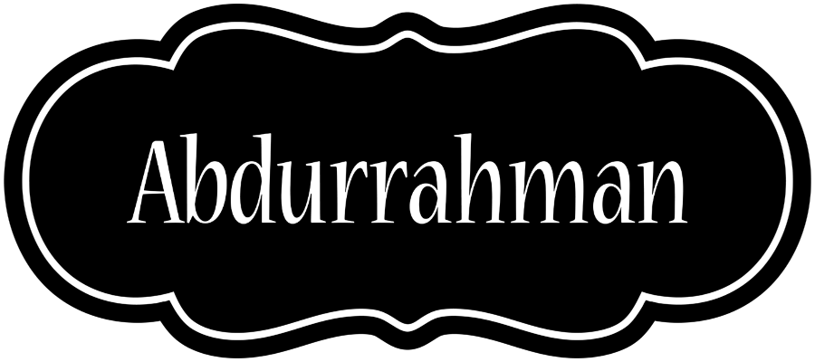 Abdurrahman welcome logo