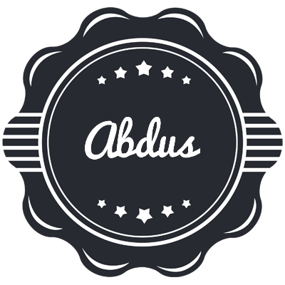 Abdus badge logo