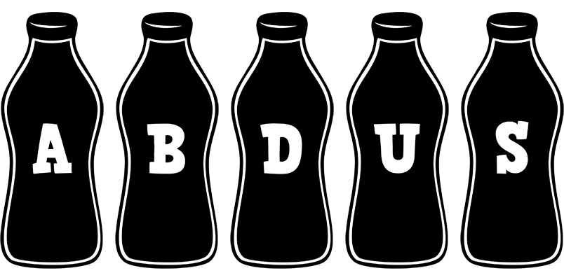 Abdus bottle logo