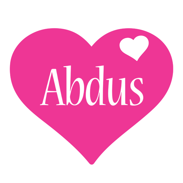 Abdus love-heart logo