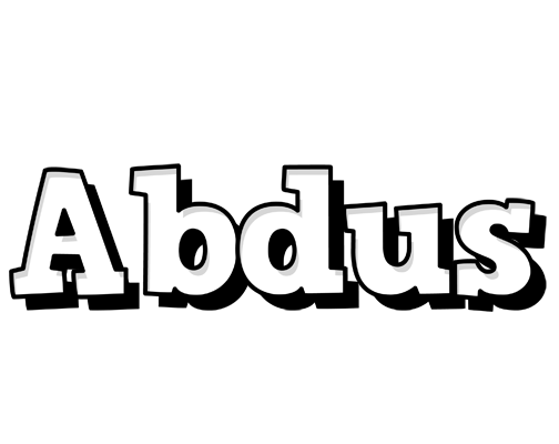 Abdus snowing logo