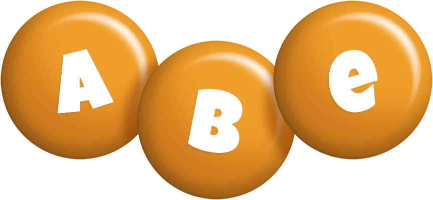 Abe candy-orange logo