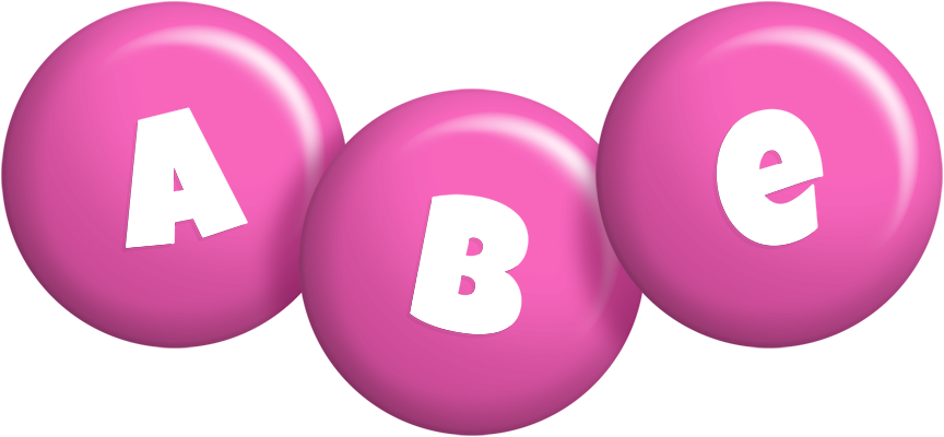 Abe candy-pink logo