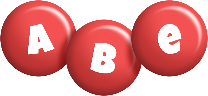 Abe candy-red logo