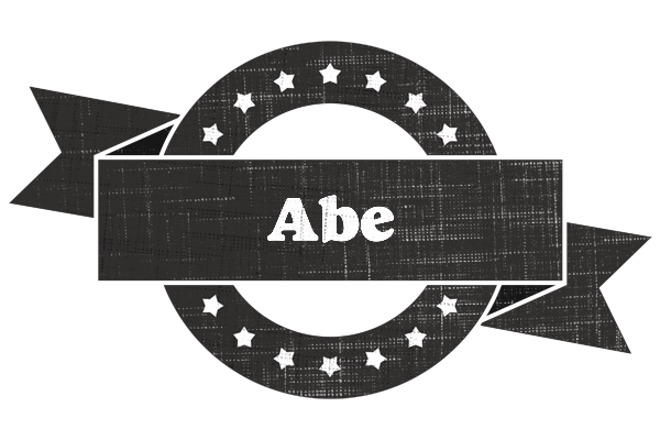 Abe grunge logo