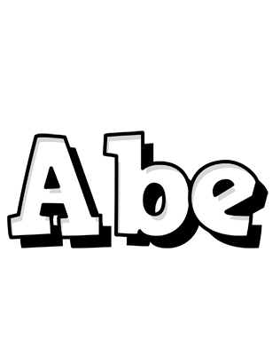 Abe snowing logo