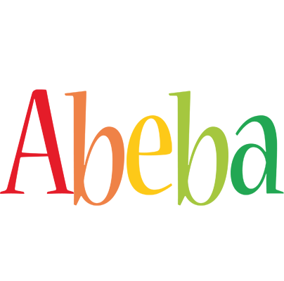 Abeba birthday logo
