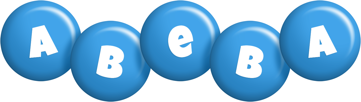 Abeba candy-blue logo