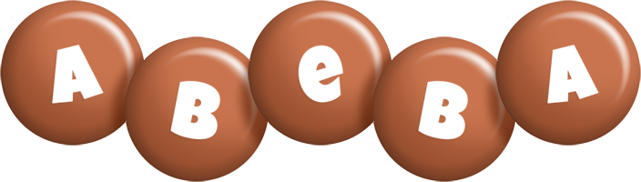 Abeba candy-brown logo