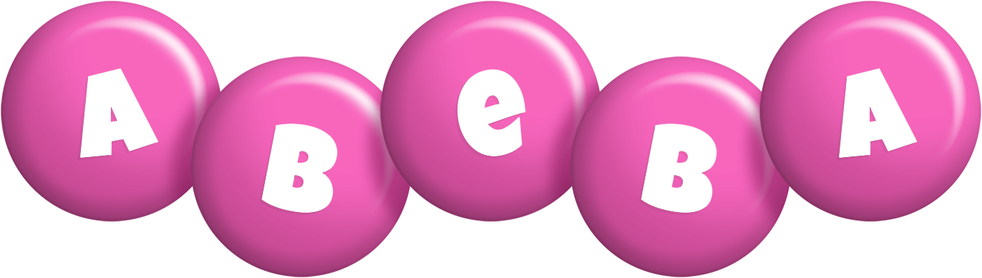 Abeba candy-pink logo