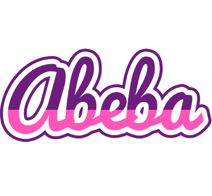 Abeba cheerful logo