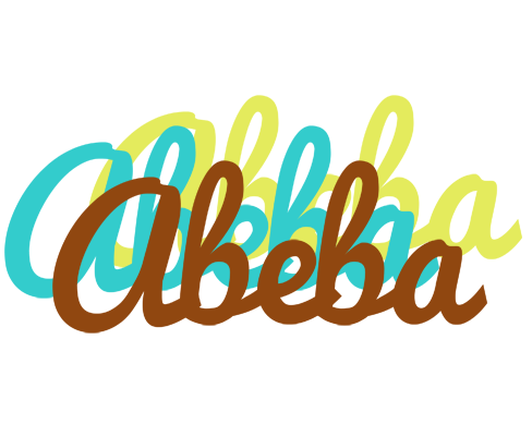 Abeba cupcake logo
