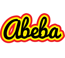 Abeba flaming logo