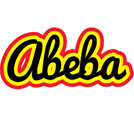 Abeba flaming logo