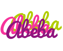 Abeba flowers logo