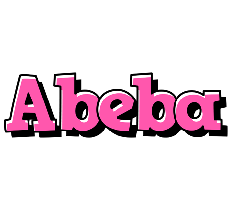 Abeba girlish logo