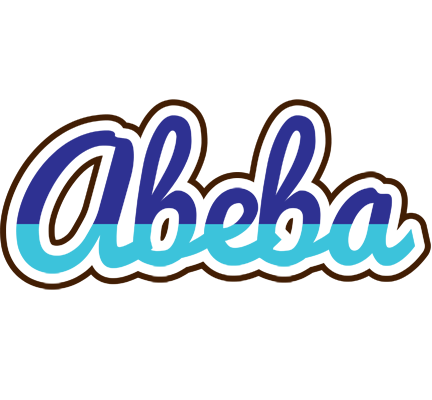 Abeba raining logo