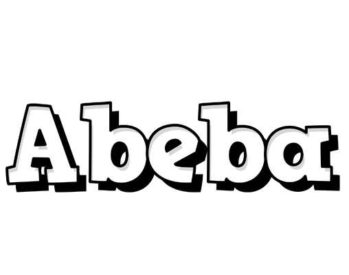 Abeba snowing logo