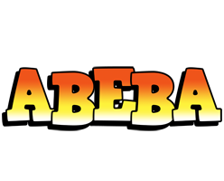 Abeba sunset logo