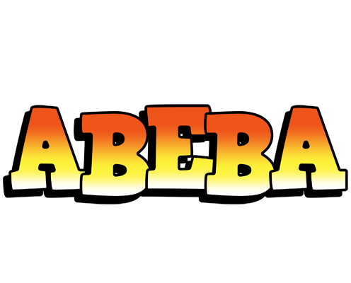 Abeba sunset logo
