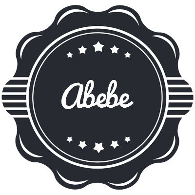 Abebe badge logo