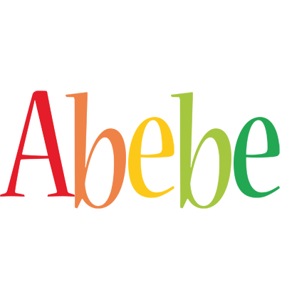 Abebe birthday logo