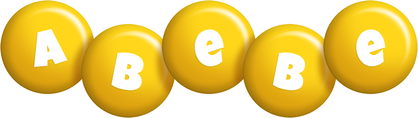 Abebe candy-yellow logo