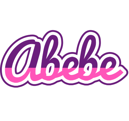 Abebe cheerful logo