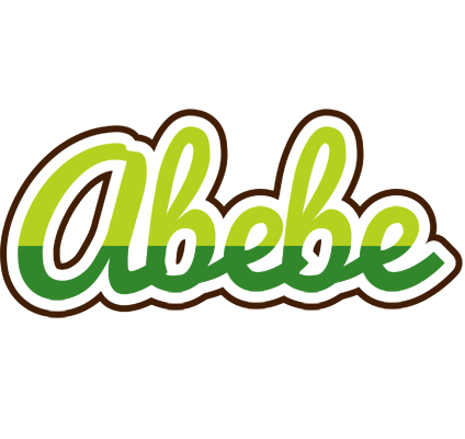 Abebe golfing logo