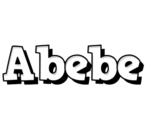 Abebe snowing logo