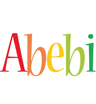 Abebi birthday logo