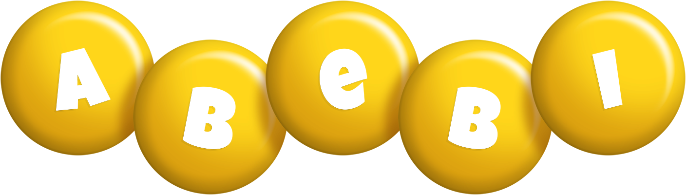 Abebi candy-yellow logo