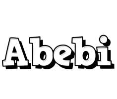 Abebi snowing logo