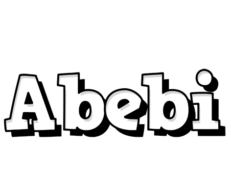 Abebi snowing logo