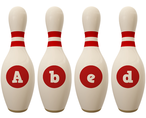 Abed bowling-pin logo